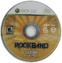 Rock Band Country Track Pack Xbox 360  box art